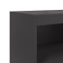 Aparador de acero negro 68,5x38,5x123,5