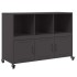 Aparador de acero negro 100,5x39x72