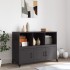 Aparador de acero negro 100,5x39x72