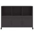 Aparador de acero negro 100,5x39x72