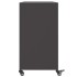 Aparador de acero negro 100,5x39x72