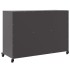 Aparador de acero negro 100,5x39x72