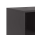 Aparador de acero negro 100,5x39x72