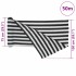 Red de privacidad HDPE gris antracita blanco 1,5x50 m 195