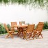 Sillas jardín reclinables 6 uds madera maciza acacia