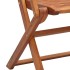 Sillas jardín reclinables 6 uds madera maciza acacia