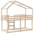 Cama litera sin colchón madera maciza de pino 90x190