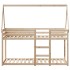 Cama litera sin colchón madera maciza de pino 90x190