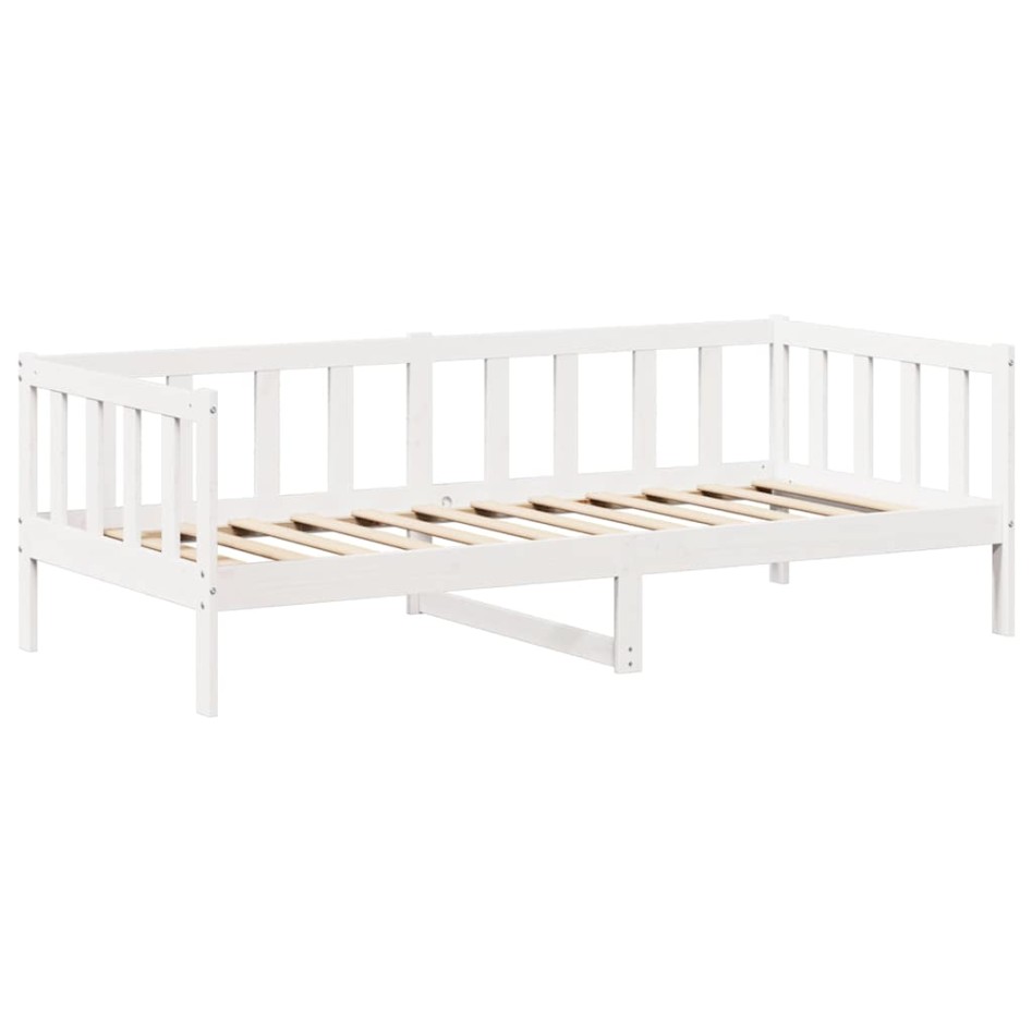 Sofá cama madera maciza de pino blanco 80x200