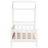 Sofá cama madera maciza de pino blanco 80x200