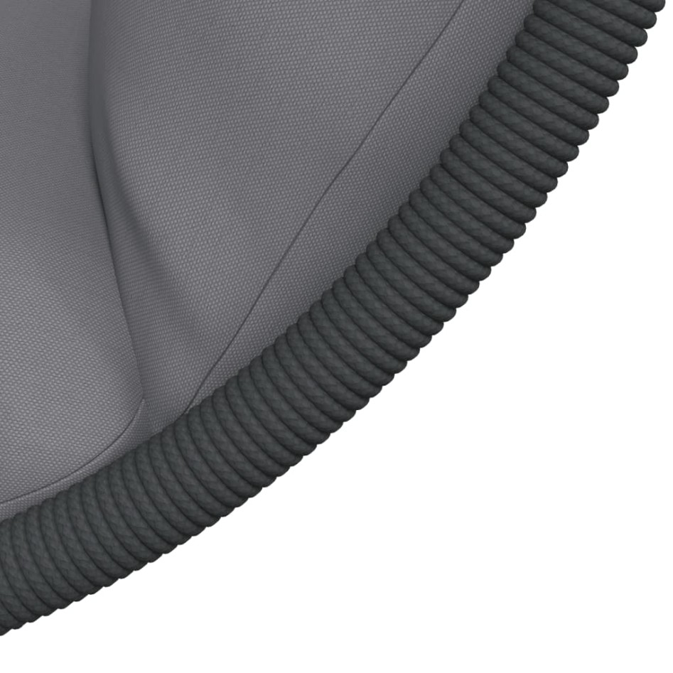 Silla colgante huevo con soporte ratán y acero