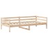 Sofá cama con techo de madera maciza de pino 80x200