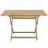 Juego de comedor para jardín 7 piezas madera maciza