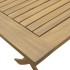 Juego de comedor para jardín 7 piezas madera maciza