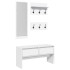 Set de muebles de recibidor 4 pzas madera de ingeniería