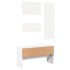 Set de muebles de recibidor 4 pzas madera de ingeniería