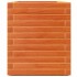 Jardinera madera maciza de pino marrón cera 70x40x49,5