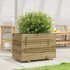 Jardinera madera de pino impregnada 70x40x49,5