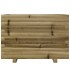 Jardinera madera de pino impregnada 70x40x49,5