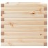 Jardinera de madera maciza de pino 50x50x46