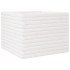 Jardinera de madera maciza de pino blanca 60x60x46