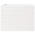 Jardinera de madera maciza de pino blanca 60x60x46