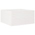 Jardinera de madera maciza de pino blanca 90x90x46