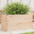 Jardinera de madera maciza de pino 90x40x46