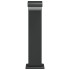 Lámparas de suelo de exterior 3 unidades aluminio negro 50