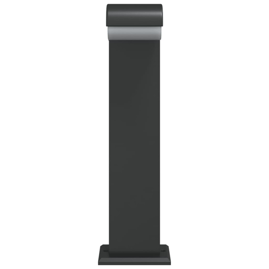 Lámparas de suelo de exterior 3 unidades aluminio negro 50