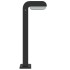Lámparas de suelo de exterior 3 unidades aluminio negro 50