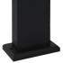 Lámparas de suelo de exterior 3 unidades aluminio negro 50