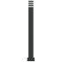 Lámparas de suelo de exterior 3 unidades aluminio negro 110