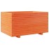Jardinera madera maciza de pino marrón cera 90x60x49,5