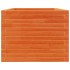 Jardinera madera maciza de pino marrón cera 90x60x49,5