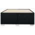 Estructura de cama sin colchón tela negro 120x190