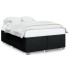 Cama sin colchón tela negro 140x190