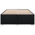 Cama sin colchón tela negro 140x190