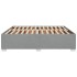 Cama sin colchón tela gris claro 180x200