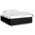 Cama sin colchón tela negro 200x200