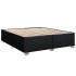Cama sin colchón tela negro 200x200