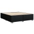 Cama sin colchón tela negro 200x200