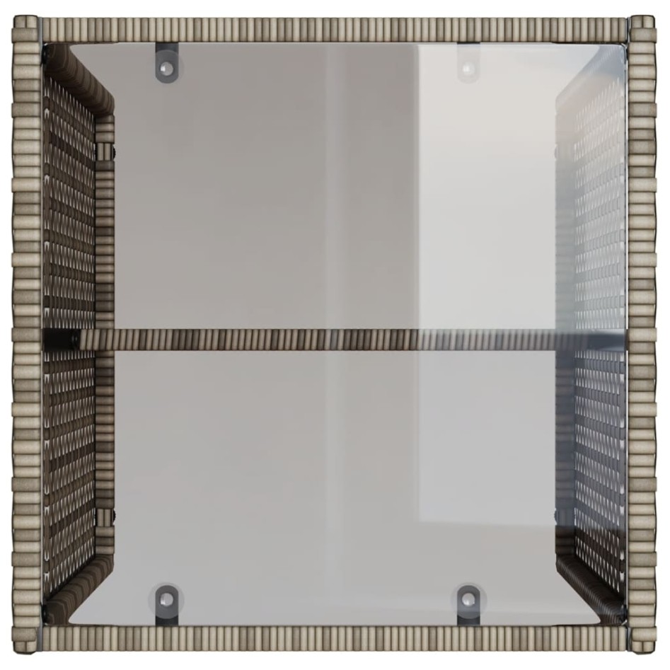 Set de sofás de jardín 4 pzas y cojines ratán sintético