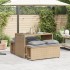 Set comedor de jardín 3 pzas con cojines ratán sintético