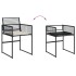 Set de muebles jardín 5 pzas con cojines ratán sintético