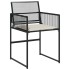 Set de muebles jardín 5 pzas con cojines ratán sintético