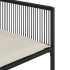 Set de muebles jardín 5 pzas con cojines ratán sintético
