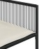 Set de comedor de jardín 9 pzas y cojines ratán sintético