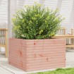 Jardinera madera maciza de abeto Douglas 70x70x45,5 cm