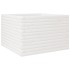 Jardinera madera maciza de pino blanco 70x70x45,5